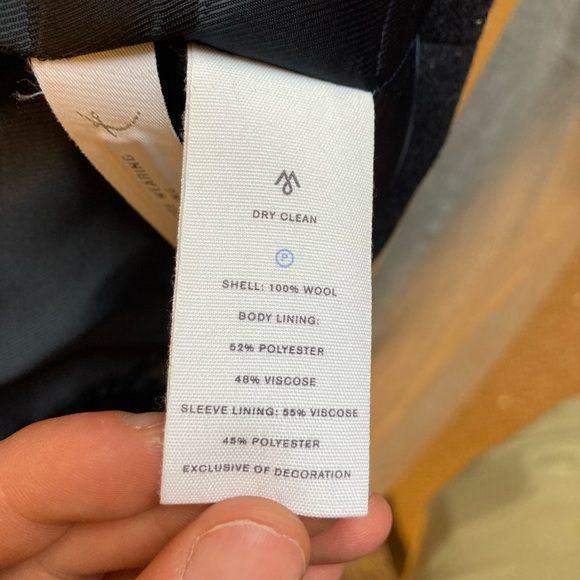 NWOT Men’s Navy Wool Blazer 42 Martin + Osa - Picture 5 of 5